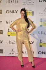 Sonal Chauhan at Grazia Young awards red carpet in Mumbai on 13th April 2014